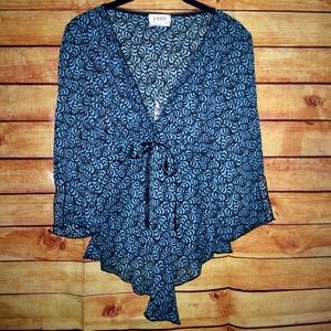 SHEER BOHO STYLE BLOUSE